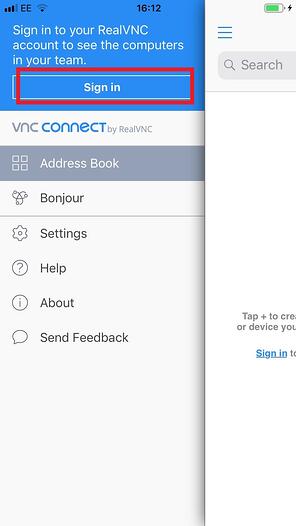 VNC-Viewer-iOS-sign-in